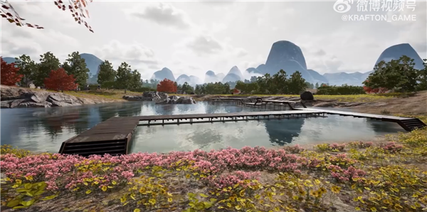 《绝地求生》出了一张超大中国风地图：亭台楼阁太美了