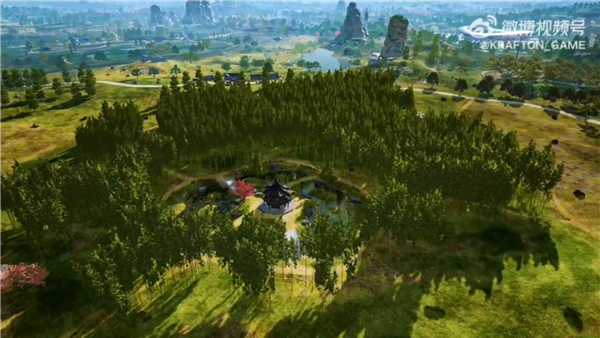 《绝地求生》出了一张超大中国风地图：亭台楼阁太美了