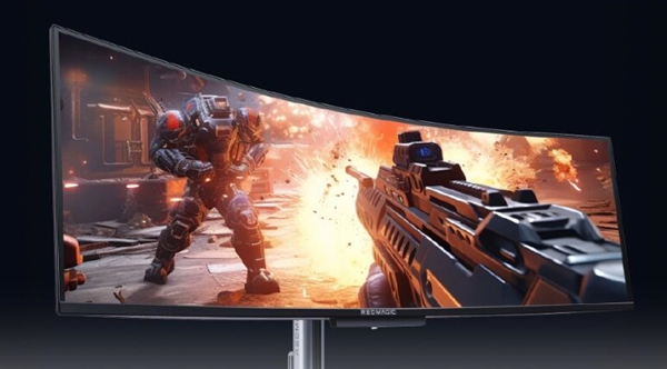 8999元 红魔魔境电竞显示器发布：49寸QD-OLED巨屏