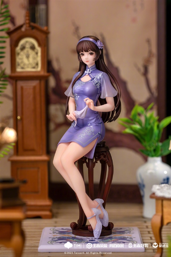 199元 《王者荣耀》“四大美女”旗袍手办开售：3D打印 高精模具超逼真