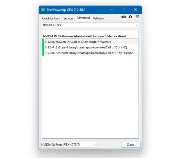 GPU-Z 2.56.0发布：可检测DLSS帧生成、光线重建