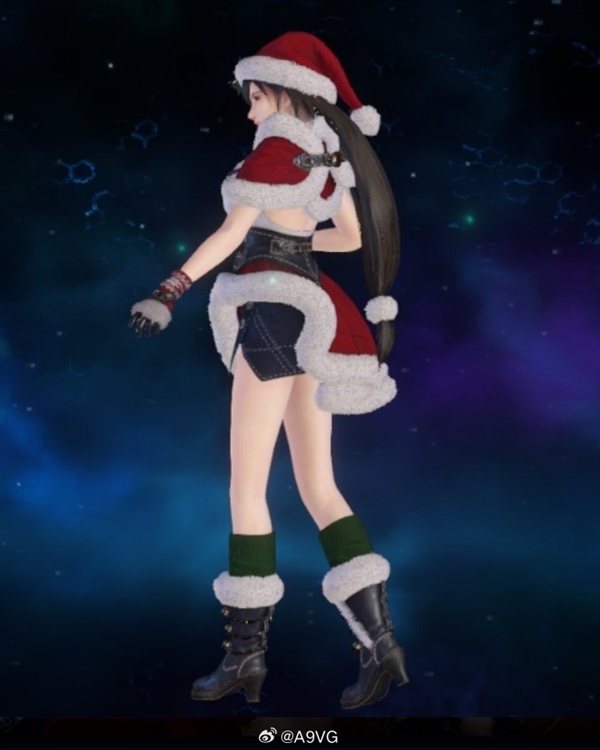 化身圣诞礼物的蒂法：《FF7EC》蒂法上线新装扮