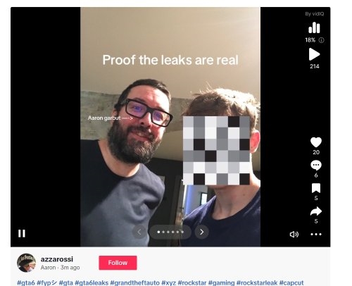 《GTA6》被曝出现大规模泄露 R星紧急删除相关信息