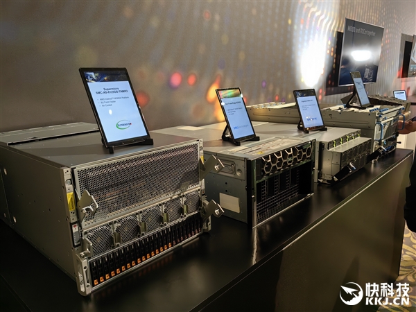 AMD MI300加速器官方、真机美图：八路并行 堪称艺术品