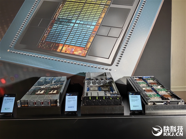 AMD MI300加速器官方、真机美图：八路并行 堪称艺术品