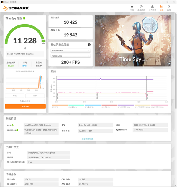 2000元内性能无敌！英特尔锐炫A580独立显卡上手