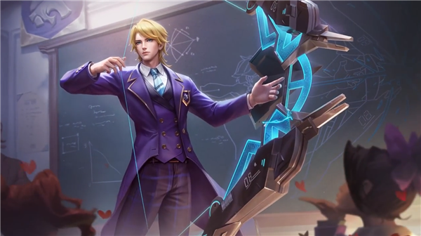 《王者荣耀》后羿新皮肤免费送：化身数学天才 大招射出三角板