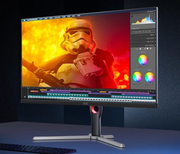 2499元 AOC推出新款27寸电竞显示器：4K 160Hz IPS屏