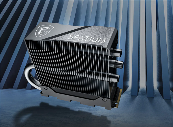 微星发布Spatium M570 Pro Frozr PCIe 5.0 SSD：无风扇读写都高达12GBs