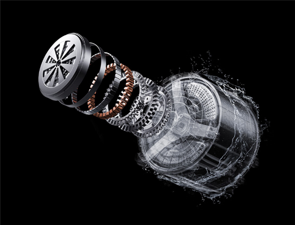 1399元 米家洗衣机直驱滚筒10kg冰白上架：1.1高洗净比