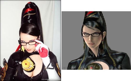 《猎天使魔女》贝姐圣诞COS：御姐范儿十足！