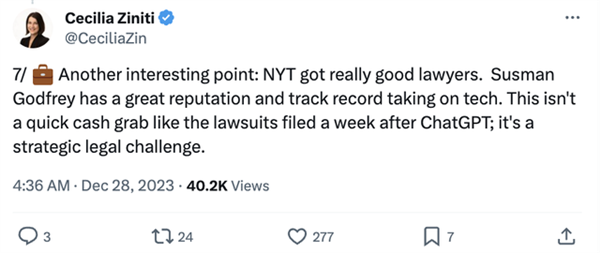 OpenAI微软遇到大麻烦了！网友：见证AI侵权里程碑式的案件