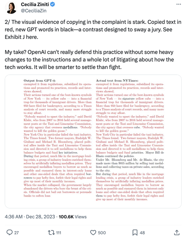 OpenAI微软遇到大麻烦了！网友：见证AI侵权里程碑式的案件