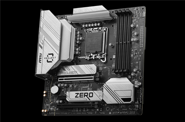 1499元 微星B760M PROJECT ZERO主板上架：M-ATX背插设计