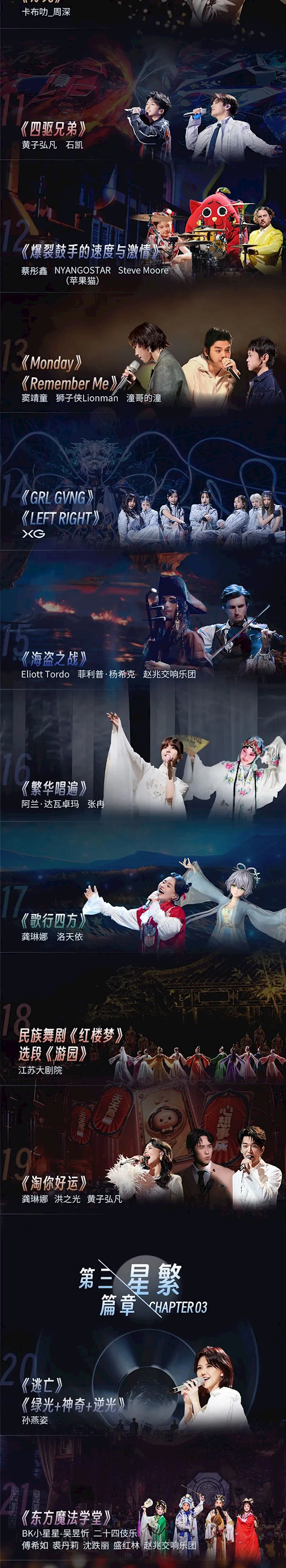 B站2023跨年晚会今晚8点举办 节目单公布：陶喆、凤凰传奇等演唱