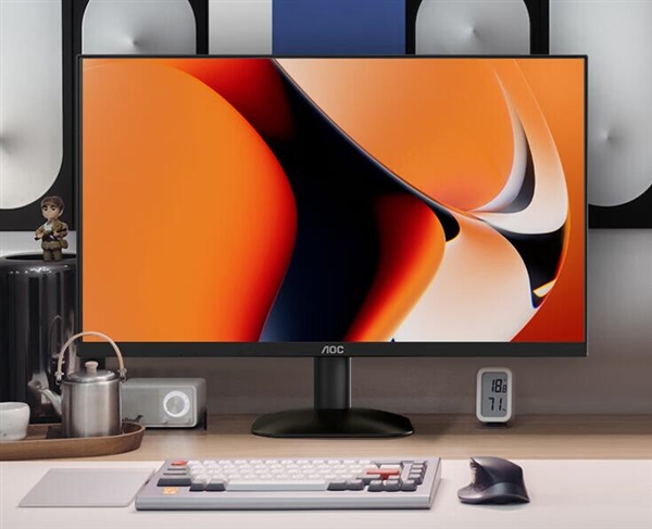 499元 AOC推出新款23.8寸显示器：1080P 100Hz屏
