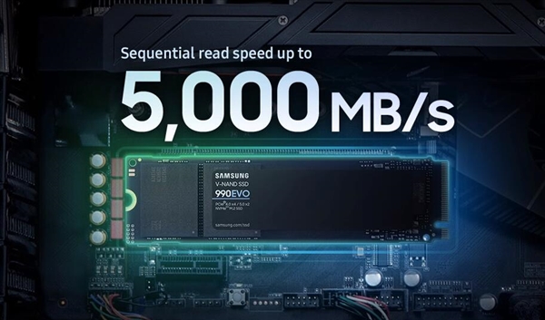 三星发布990 EVO SSD：同时支持PCIe 4.0和PCIe 5.0