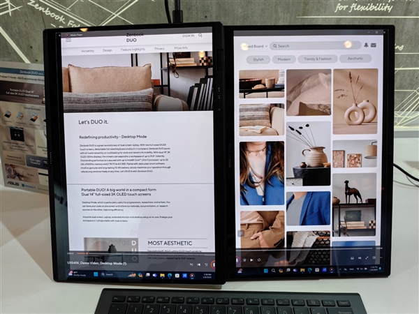 华硕灵耀、无畏轻薄本全新亮相！B面/C面全是屏