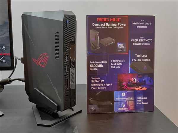 Intel迷你机后继有人！首款ROG NUC亮相：2.5升身材满血酷睿Ultra 9、RTX 4070