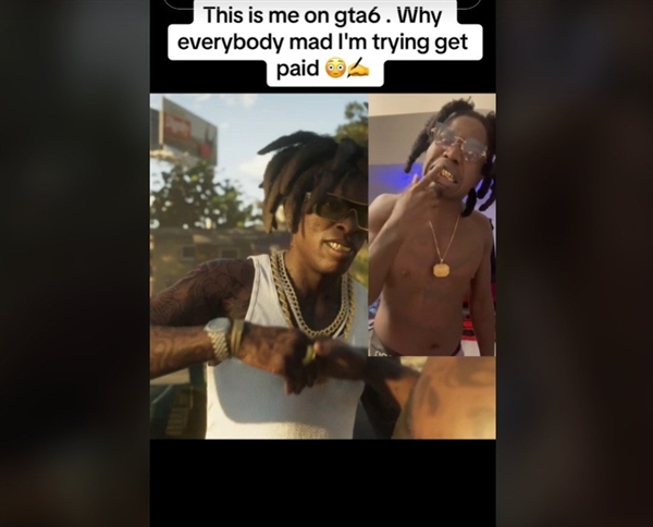 佛州黑人小伙效仿《GTA6》佛州小丑 发视频向R星要钱