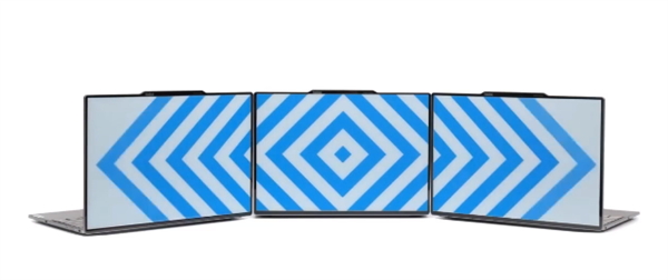 联想展出概念笔记本：A面电子纸 关机也能变换图案