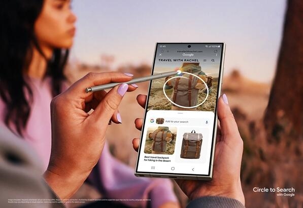 三星Galaxy S24系列首创即圈即搜：任何图片、视频都可搜
