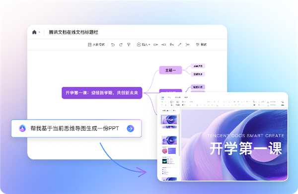 腾讯文档AI开启公测：一句话生成Word/Excel/PPT！