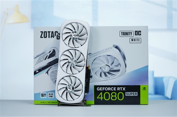 4K光追利器！索泰RTX 4080 SUPER TRINITY OC月白图赏