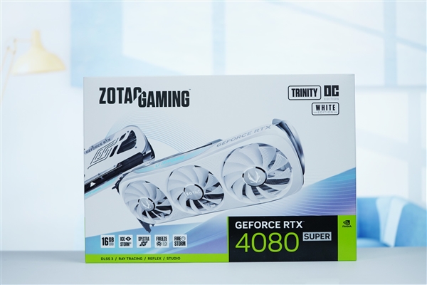 4K光追利器！索泰RTX 4080 SUPER TRINITY OC月白图赏