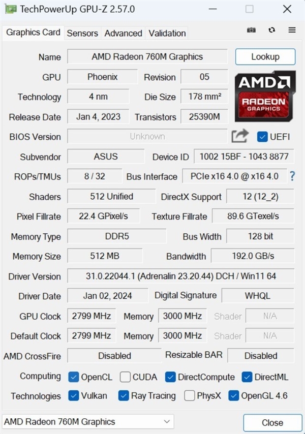 AMD锐龙8000G上手：核显性能达到新高度