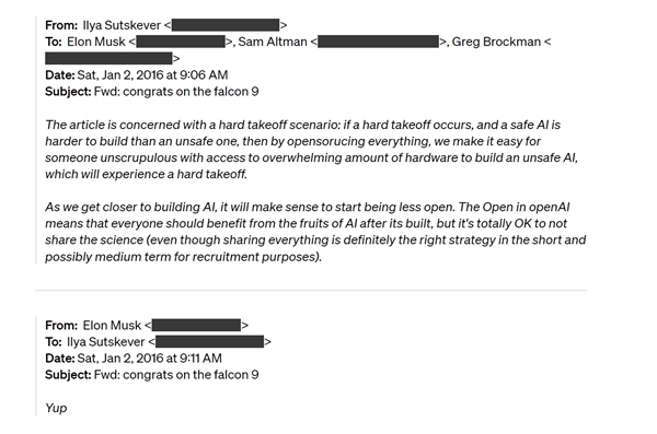 多重爆料！OpenAI回击马斯克：你过去同意营利和不开源