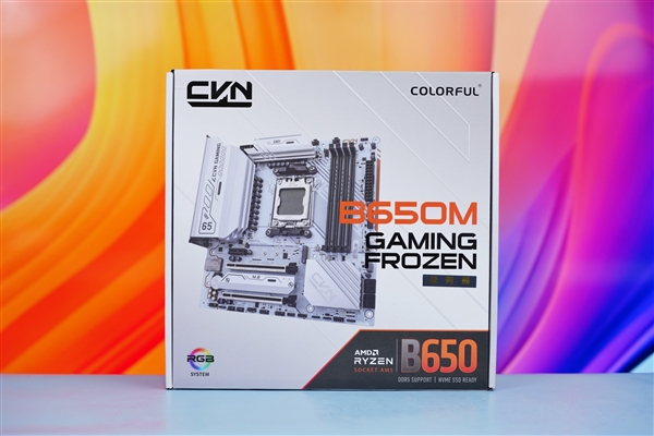 支持锐龙8000处理器！七彩虹CVN B650M GAMING FROZEN V14战列舰图赏