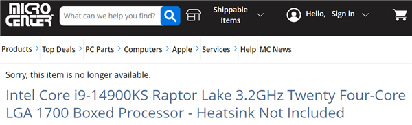 6.2GHz i9-14900KS价格定了！快了200MHz、贵了44％