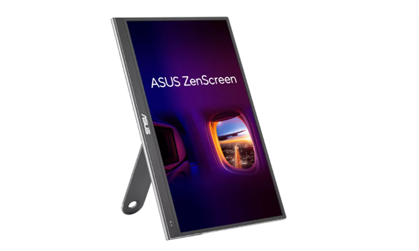 华硕推出ZenScreen OLED MQ16AHE便携式显示器：全新支架设计