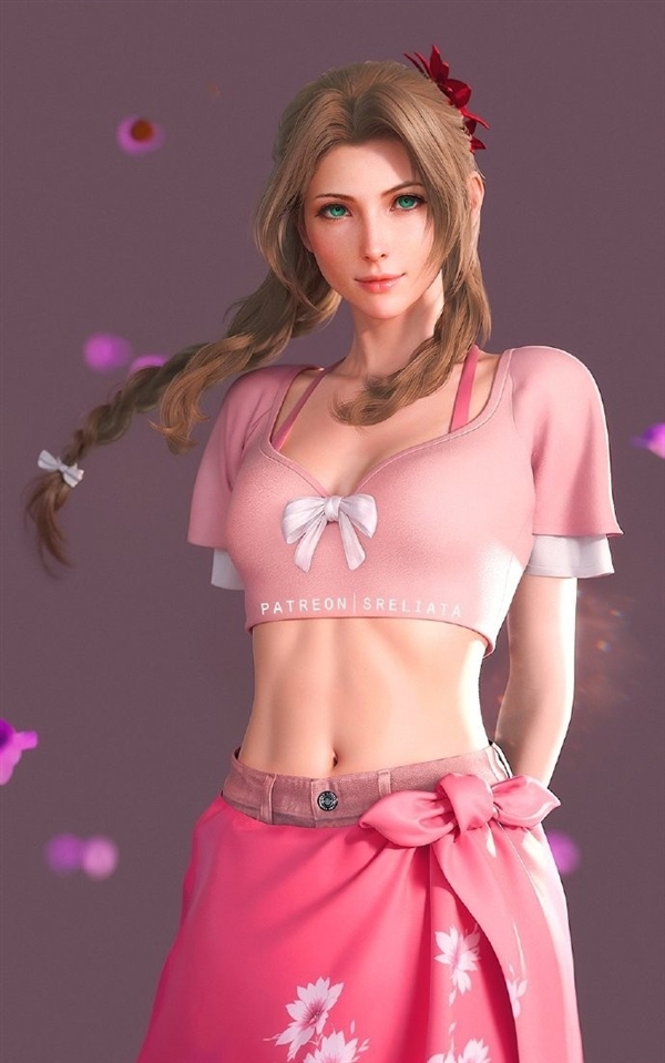 《最终幻想7》蒂法与爱丽丝3D美图赏：性感美丽吸睛