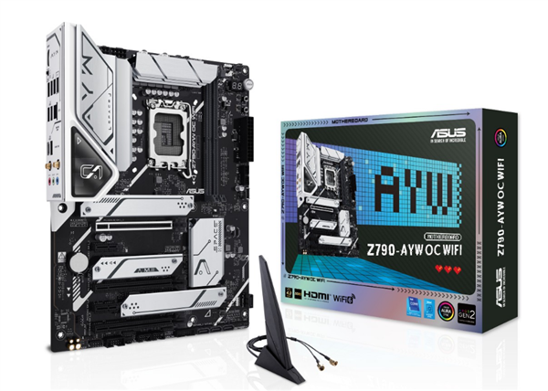 华硕推出Z790-AYW OC WIFI主板：最大支持DDR5-8200