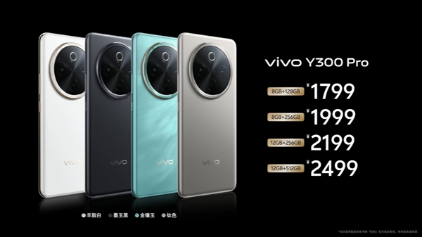 6500mAh蓝海电池续航无敌！vivo Y300 Pro发布：