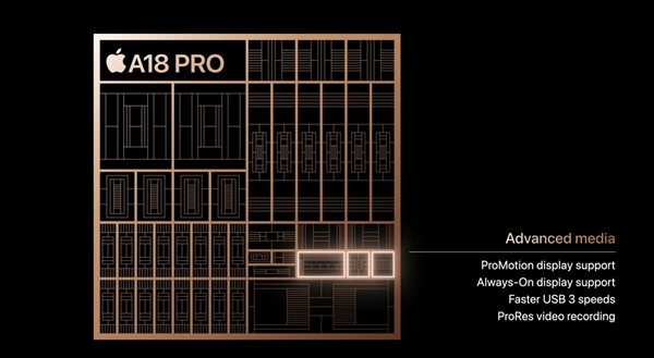 苹果正式发布A18 Pro：首发全新3nm、史上最快CPU/GPU