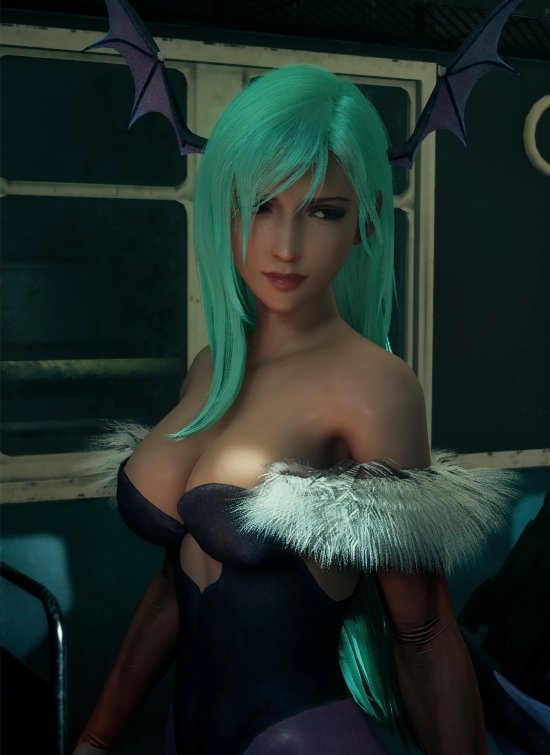 《FF7》蒂法MOD美图欣赏：这种