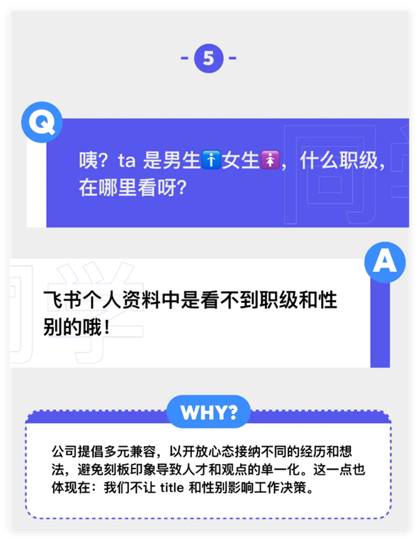 不提倡称呼哥/姐、飞书不显示职级性别！字节跳动官方解释企业文化