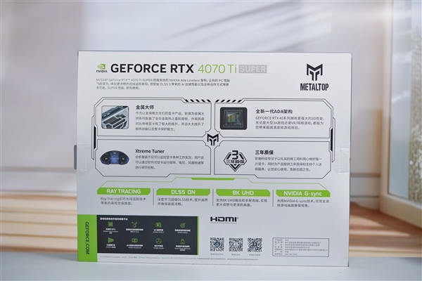 硬核全金属！影驰RTX 4070 Ti SUPER金属大师Plus OC图赏