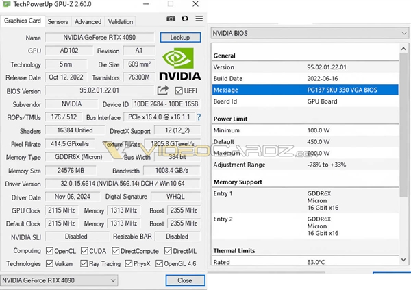 RTX 4090诡异原型卡首曝：四插槽三风扇 居然能点亮！