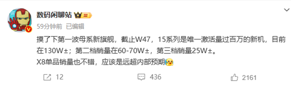 4499元起涨价也好卖！曝小米15系列激活量超130万：唯一破百万的新旗舰