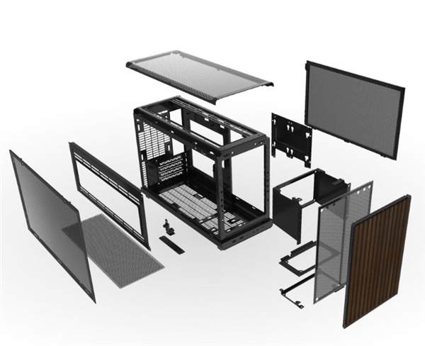 联力推出A3-mATX木纹机箱白色版：模块化免工具拆卸设计