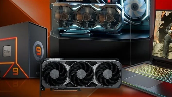 AMD下代RX 9070 XT显卡渲染图曝光！三风扇设计