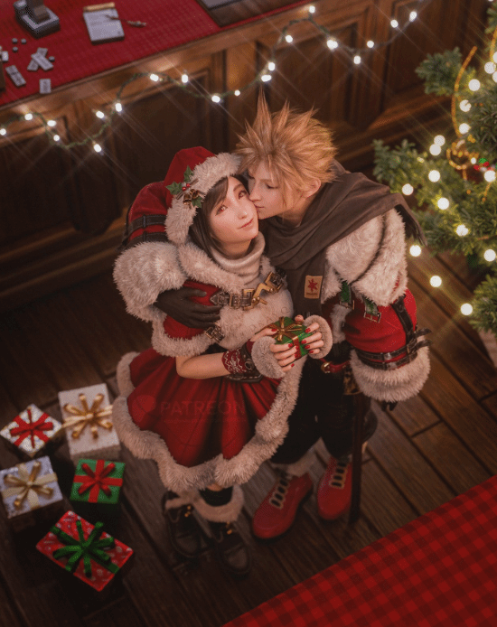 蒂法新3D区同人图：圣诞装