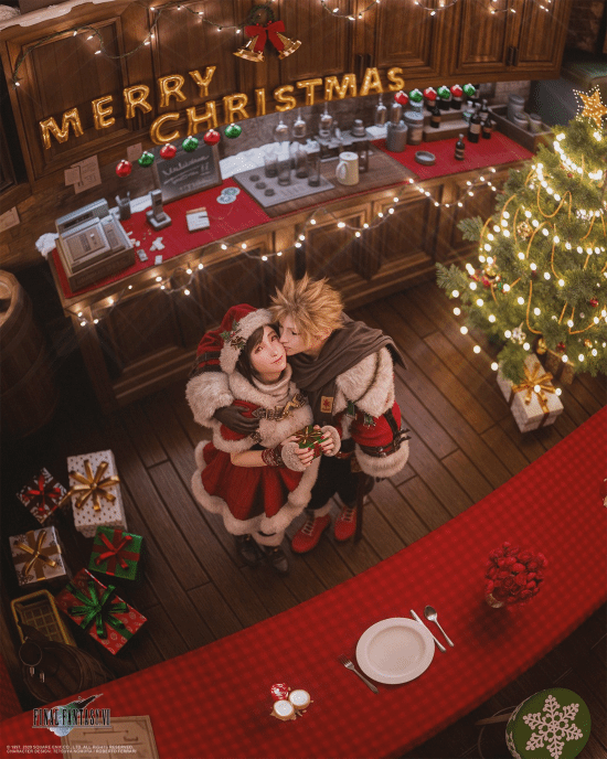 蒂法新3D区同人图：圣诞装