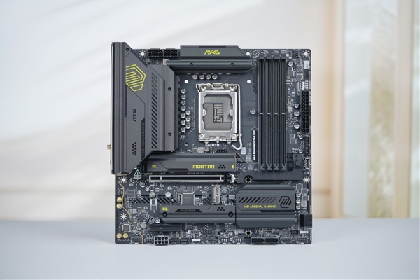 支持显卡快拆！微星B860M MORTAR WIFI主板图赏