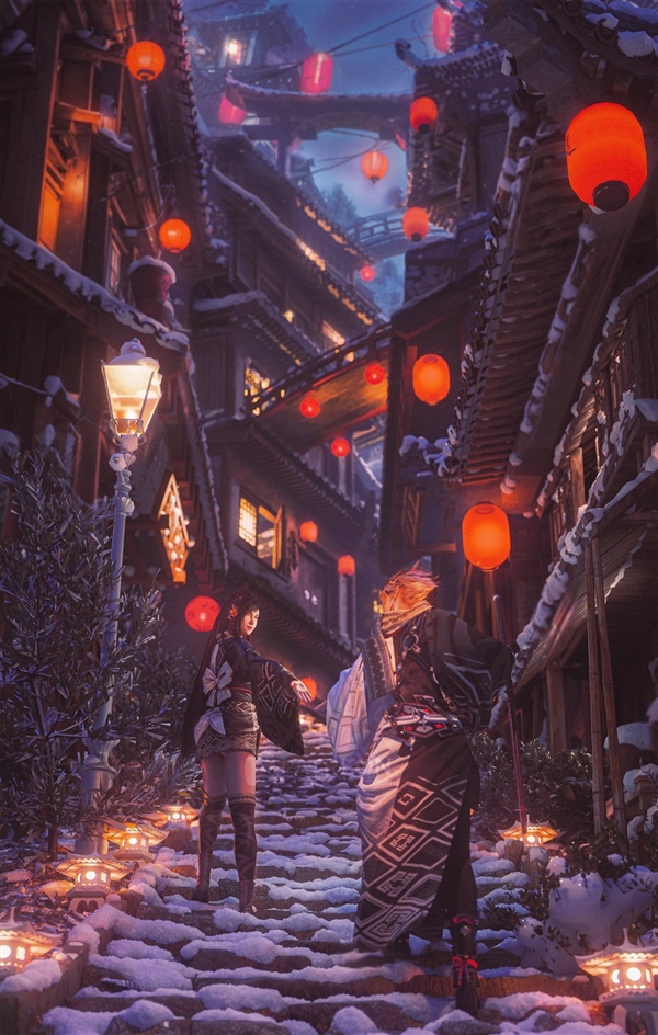 《最终幻想7》蒂法新年贺图赏：完美身材 性感热辣