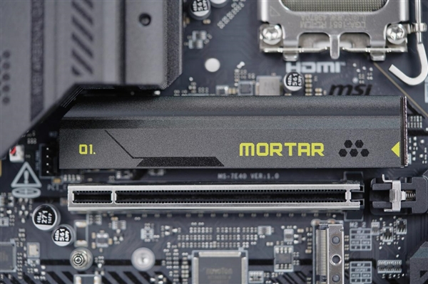 支持显卡快拆！微星B860M MORTAR WIFI主板图赏